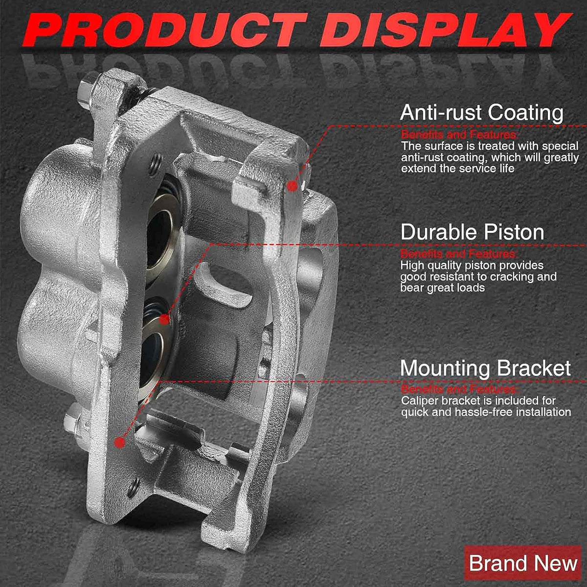 Set of 2 Brake Caliper Assembly N98953