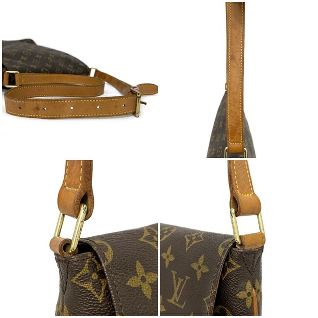 Brown Monogram Shoulder Bag D9637
