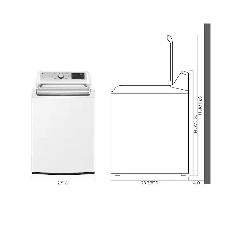 5.3 cu. ft. Top Load Washer with 4-way Agitator B4436