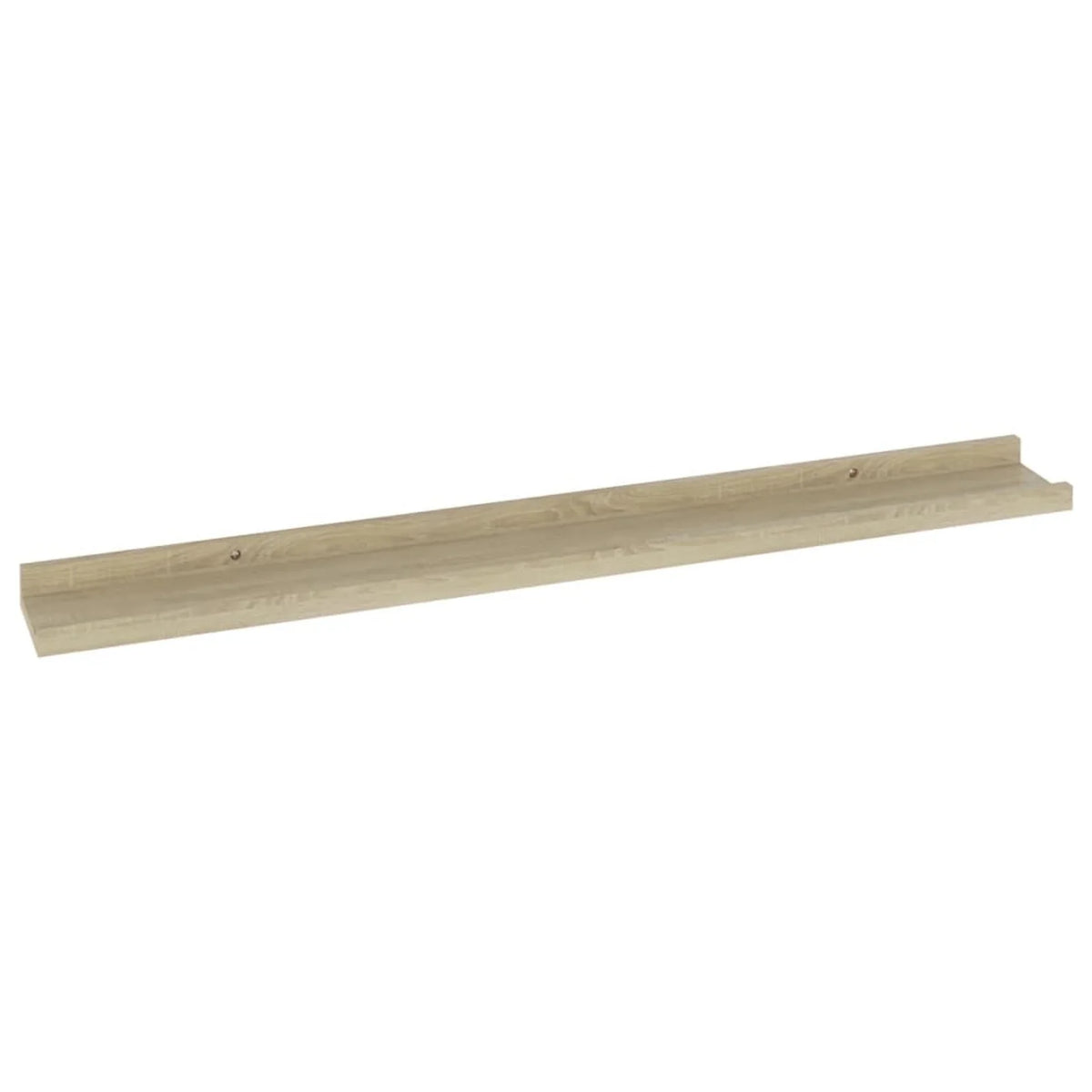 4 Piece MDF Floating Shelves Sonoma Oak F676