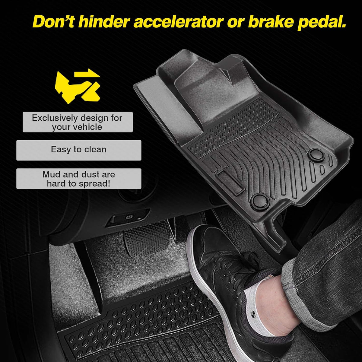 TPO Odorless High Edge Floor Liners U61619