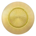 Gold Glitter Charger Plates, Set of 12 S207
