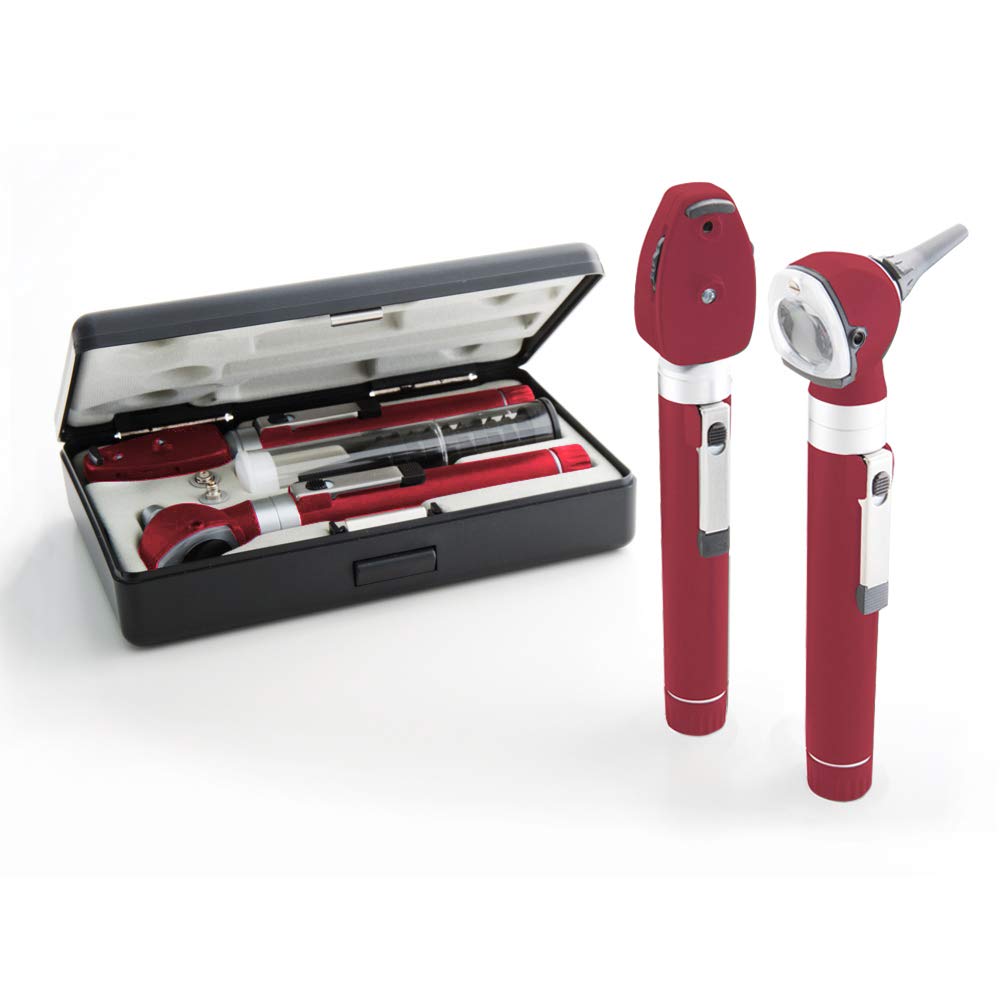 Pocket Size LED 2.5V Otoscope/Ophthalmoscope Diagnostic Set J8476