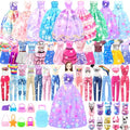 82PCS Doll Clothes and Accessories with Closet for 11.5 Inch Doll G180