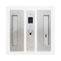 Satin Chrome Magnetic Privacy Pocket Door Pull Set A99167