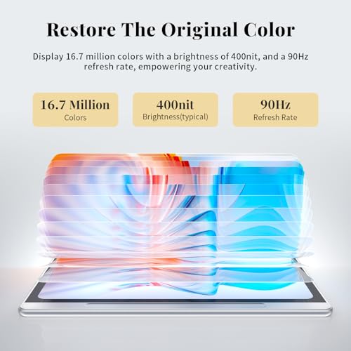 3 in 1 Color Digital Notebook 10.95'' Paper Note Taking Tablet with 16384 Pressure Levels Battery-Free Pencil 2 Magnetic Folio 6+128GB Z782