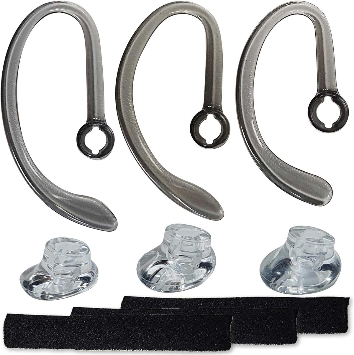 Earhooks Spare Earbuds with Foam Tube Kit Replacement Tip Small Medium Large Size 1Set M33687