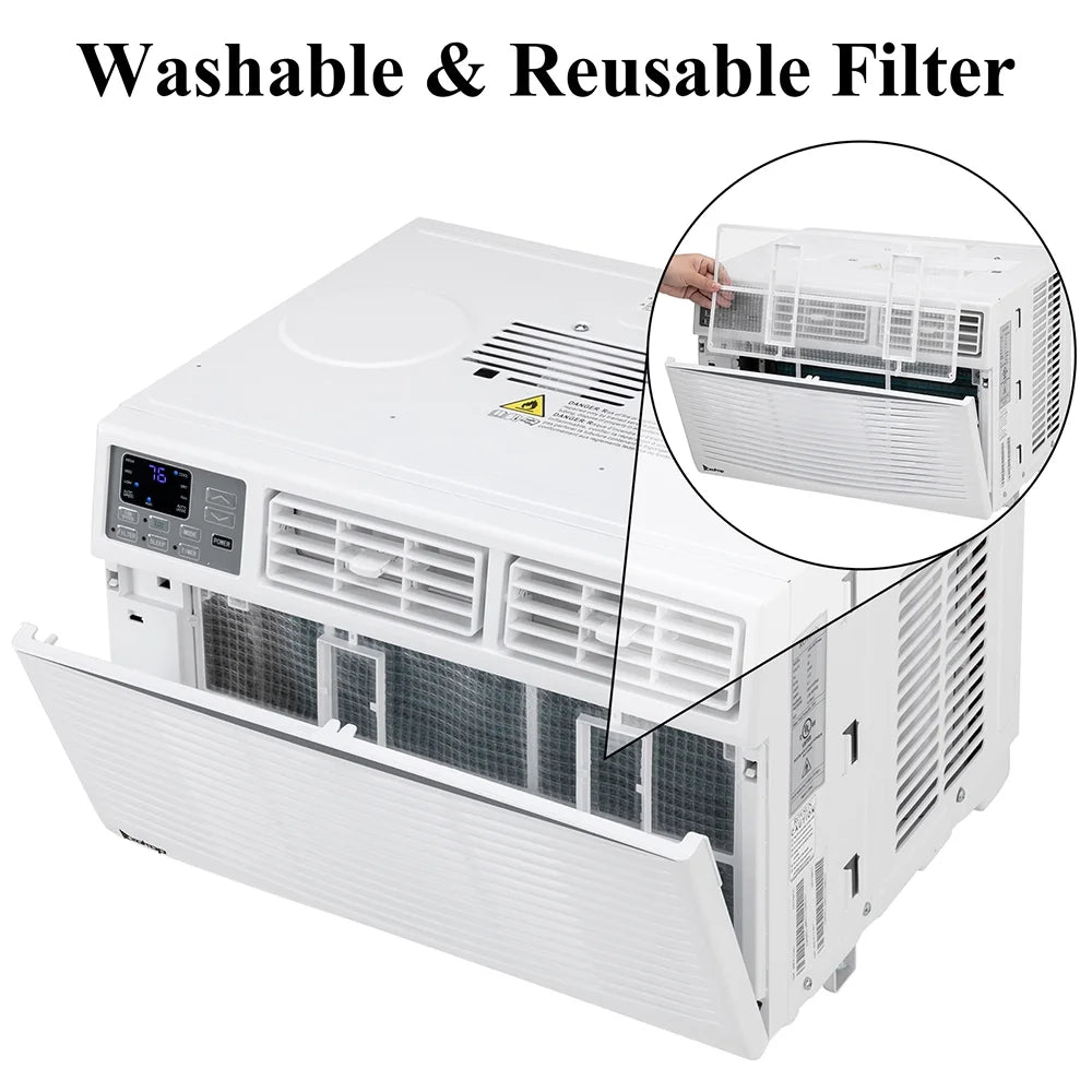 8,000 BTU White Window Air Conditioner H51313