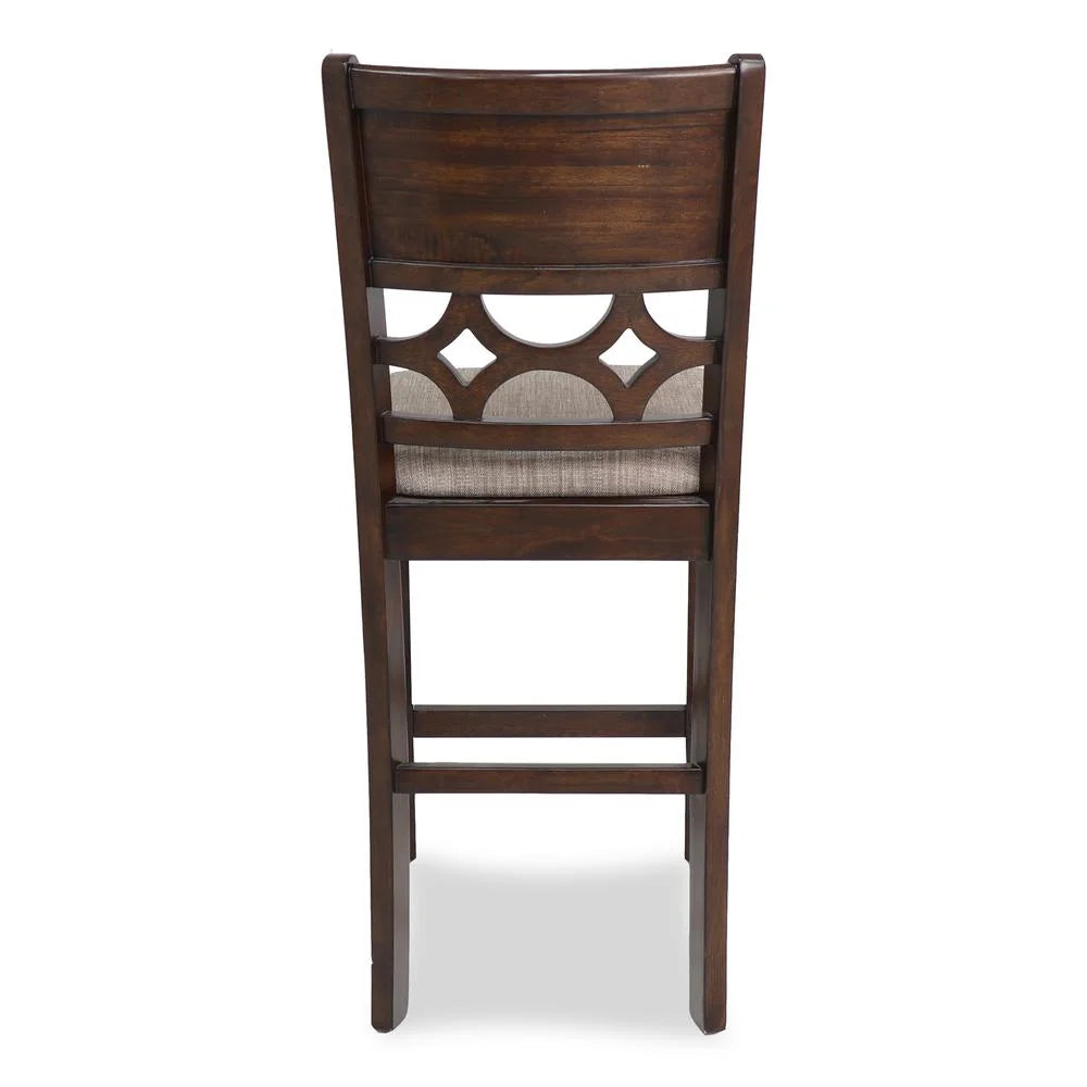 5-Piece Transitional Wood Counter Set in Cherry Z73435