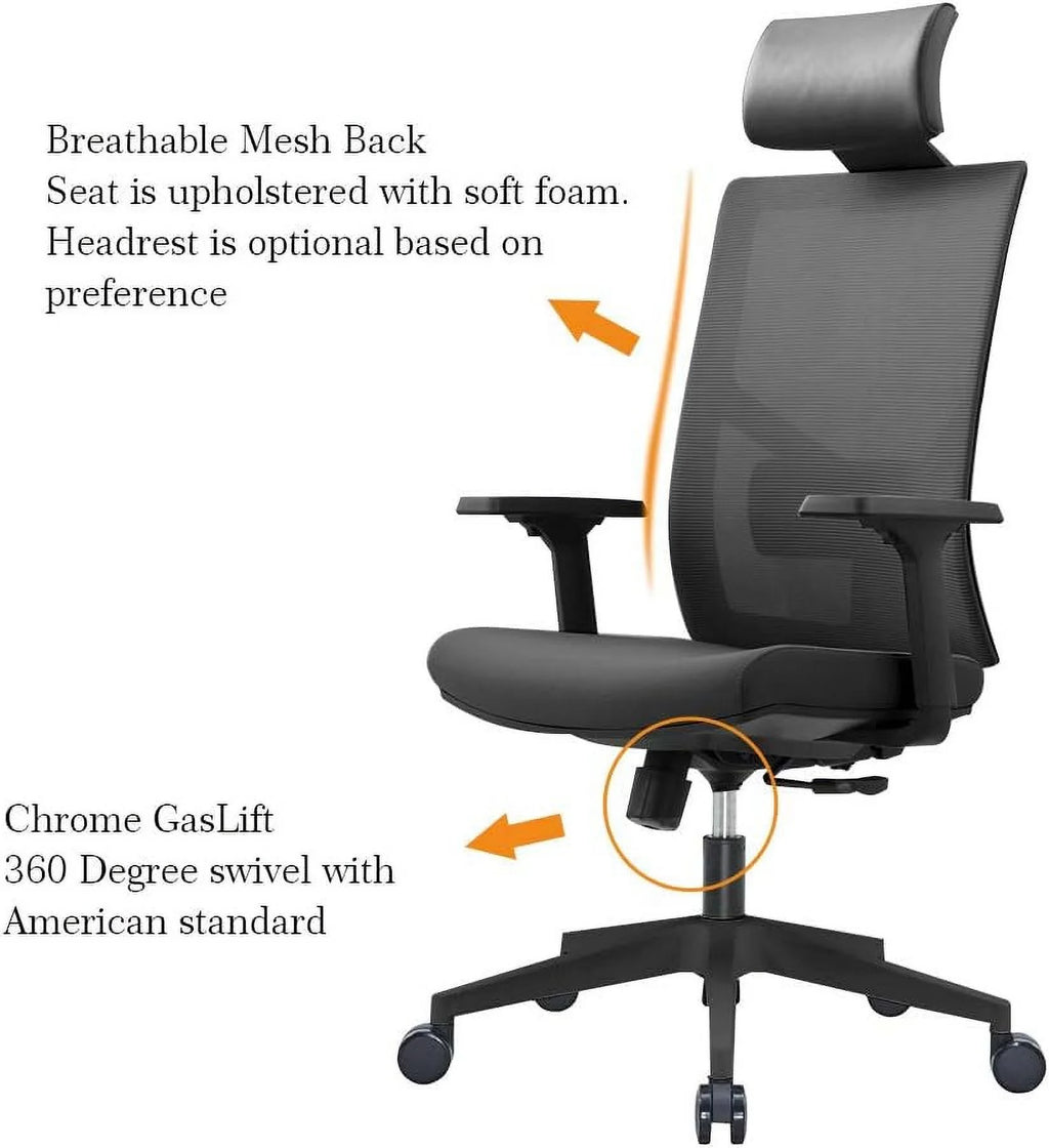 Ergonomic Mesh Office Chair with Lumbar Support G1089