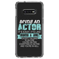 Clear Shockproof Hybrid Case for Samsung Galaxy S10e with TPU Bumper Acrylic Back Tempered Glass Screen Protector X2072
