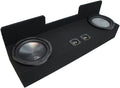 Dual 12 Sub Box Enclosure Subwoofer Bundle S590