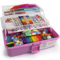 Kids Craft Kit in a Plastic Craft Box Organizer D42953