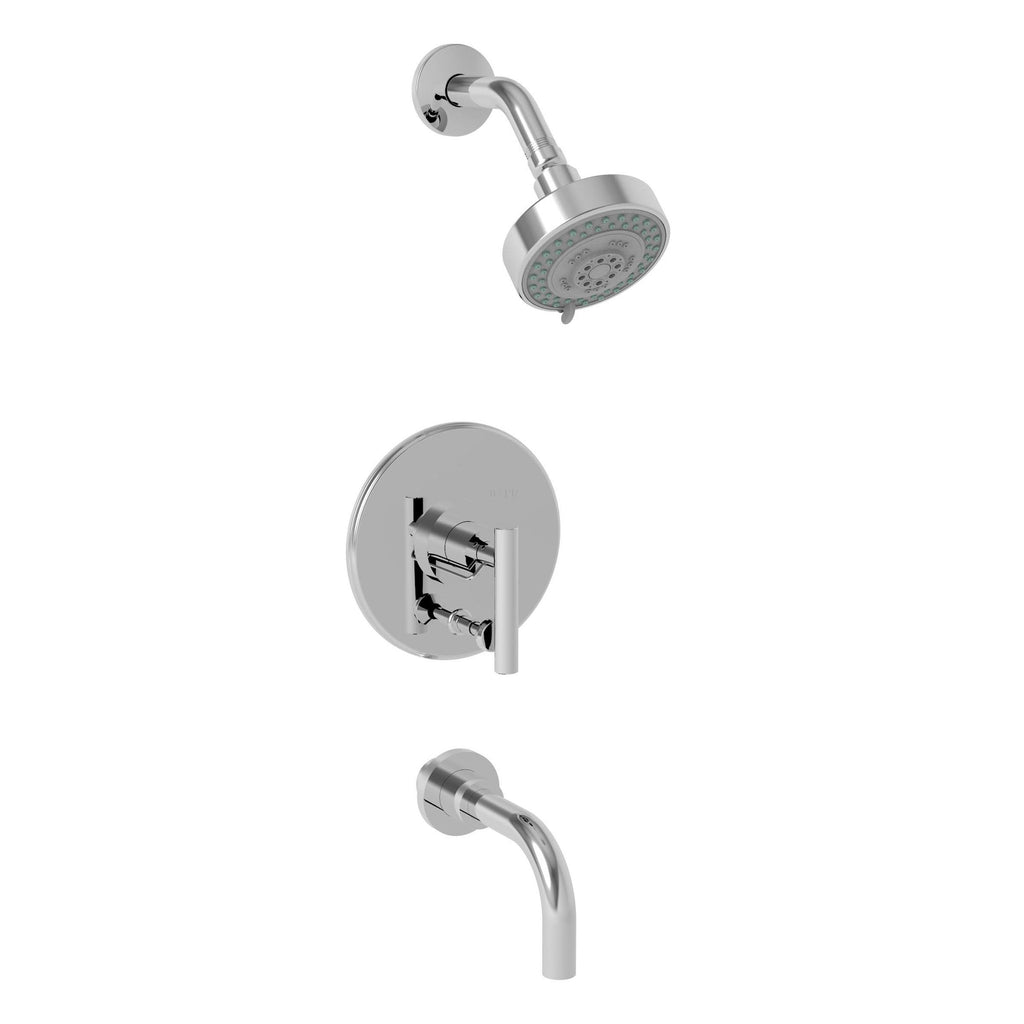Flat Black Tub and Shower Trim Set C815
