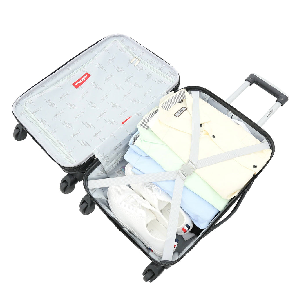 2-Piece Rolling Carry-On Set Navy P4271