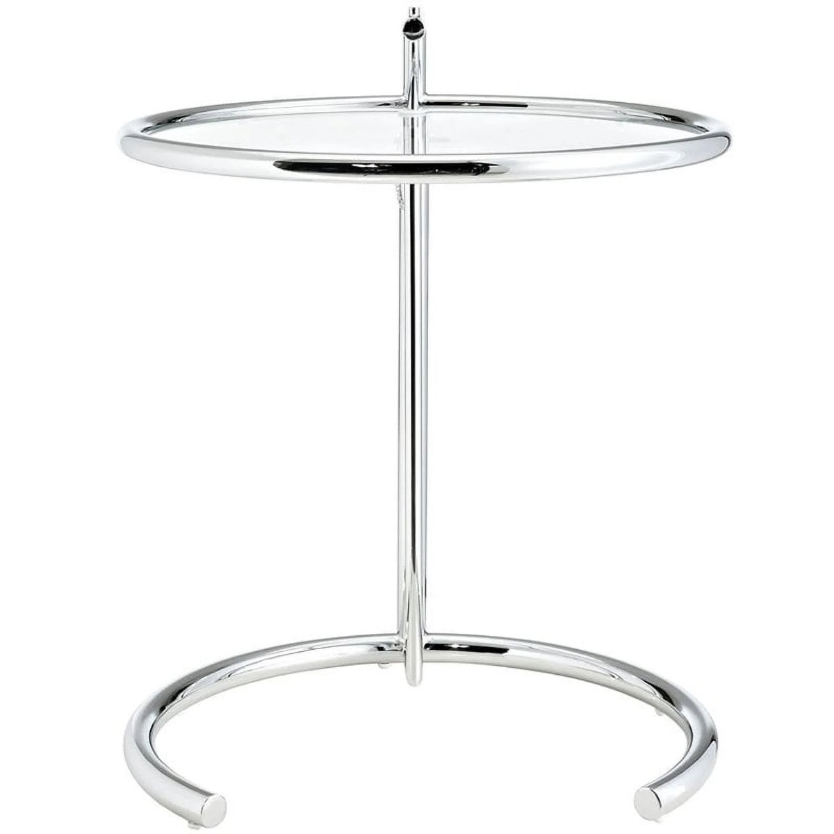 Adjustable Glass Top End Table Q5936