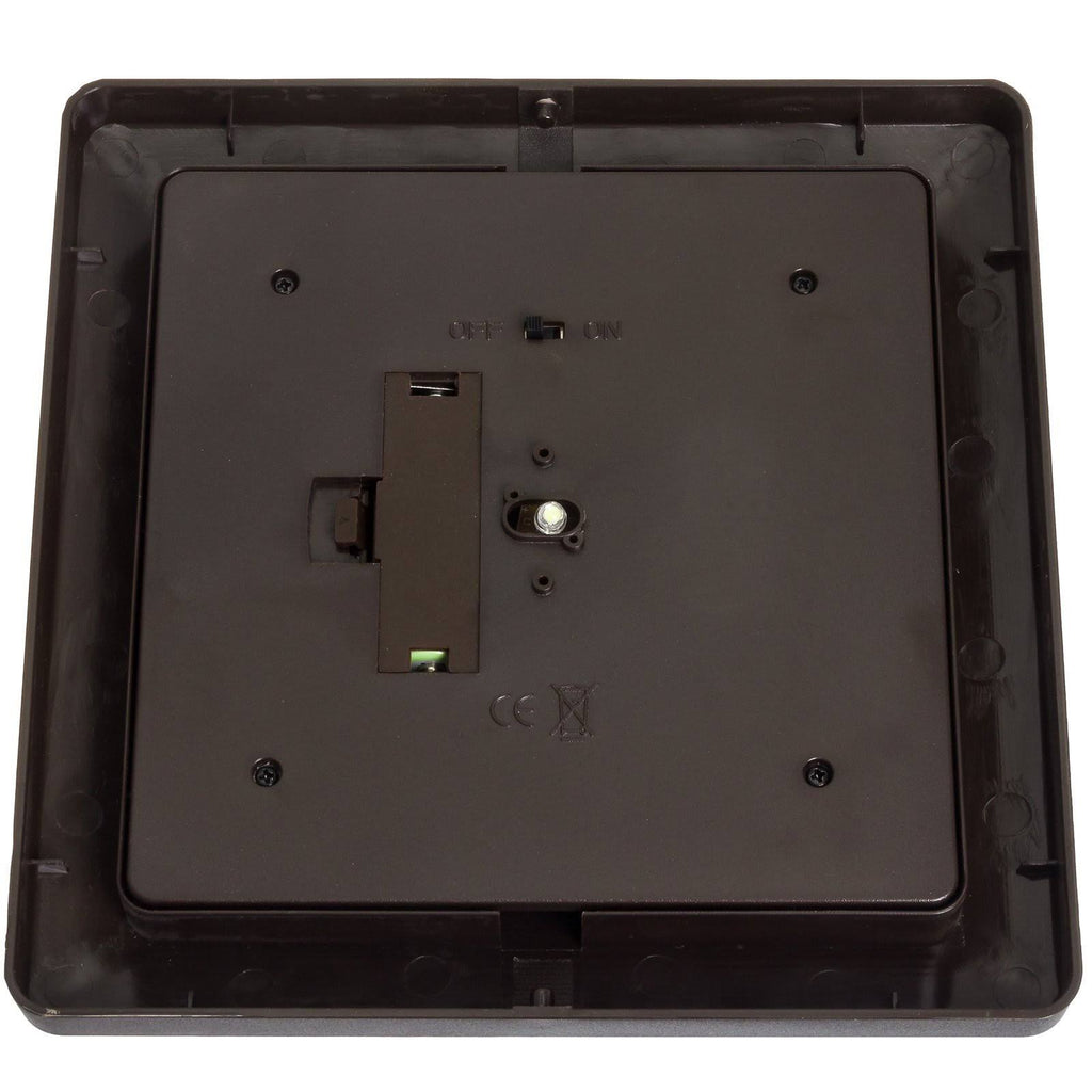 5 x 5 Solar LED Post Cap Light with 6 inch Adapter, Bronze, 12 Pack M6462