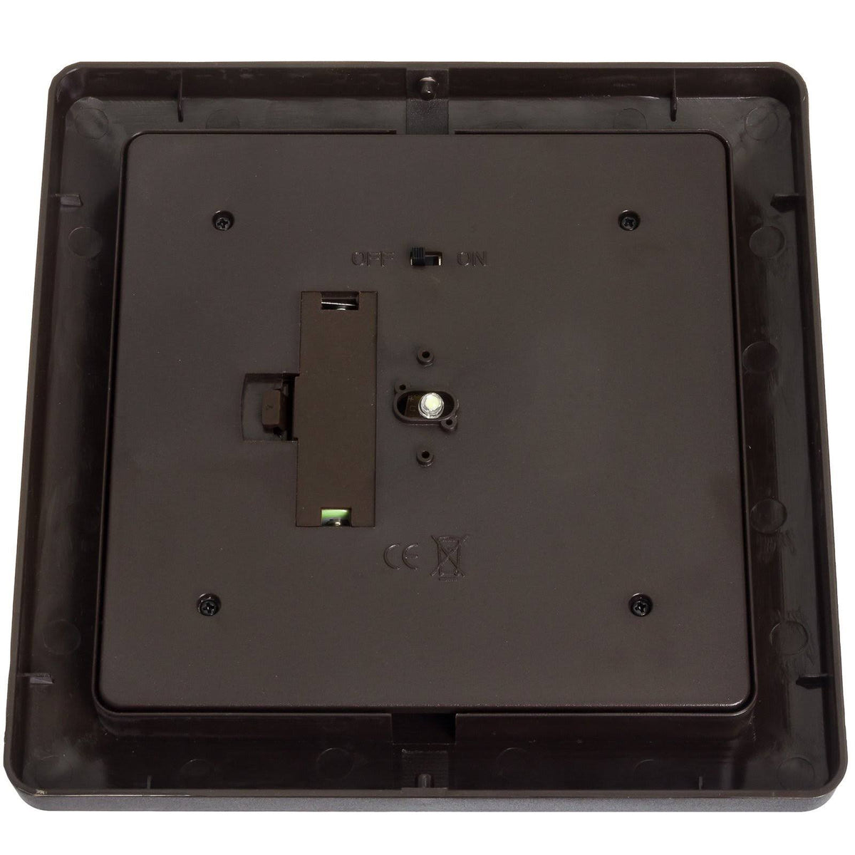 5 x 5 Solar LED Post Cap Light with 6 inch Adapter, Bronze, 12 Pack M6462