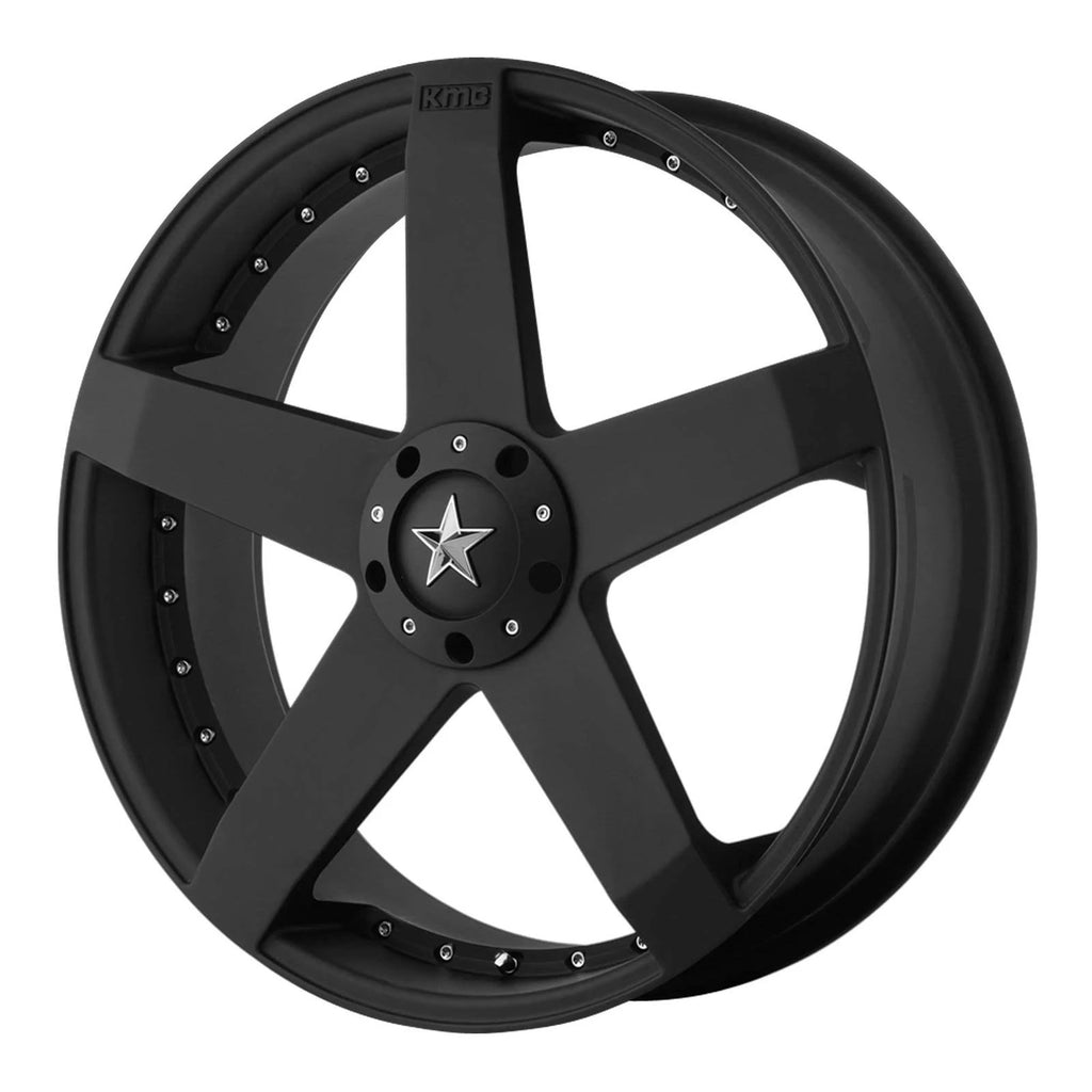 17x7.5 Matte Black Car Wheel A56574