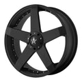 17x7.5 Matte Black Car Wheel A56574