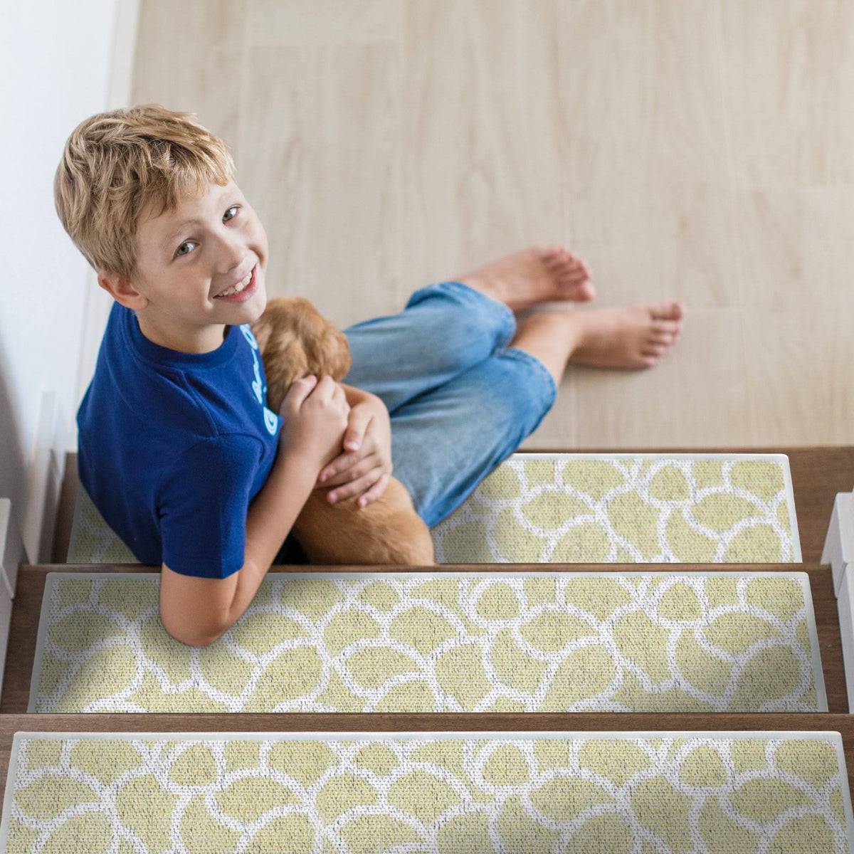 9x22 x 28x22 Cotton Anti-Slip Stair Treads P525