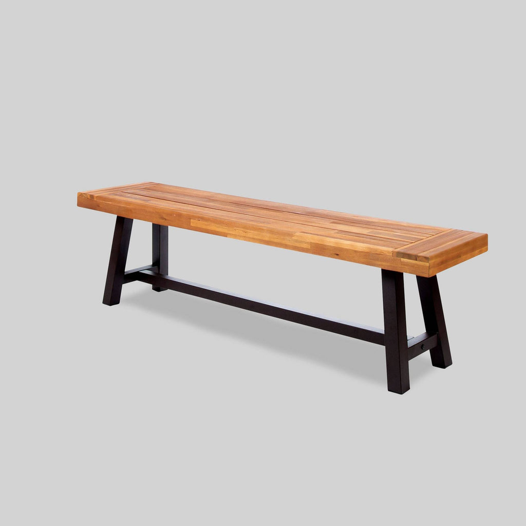 3-Piece Rustic Wood Patio Dining Set N904
