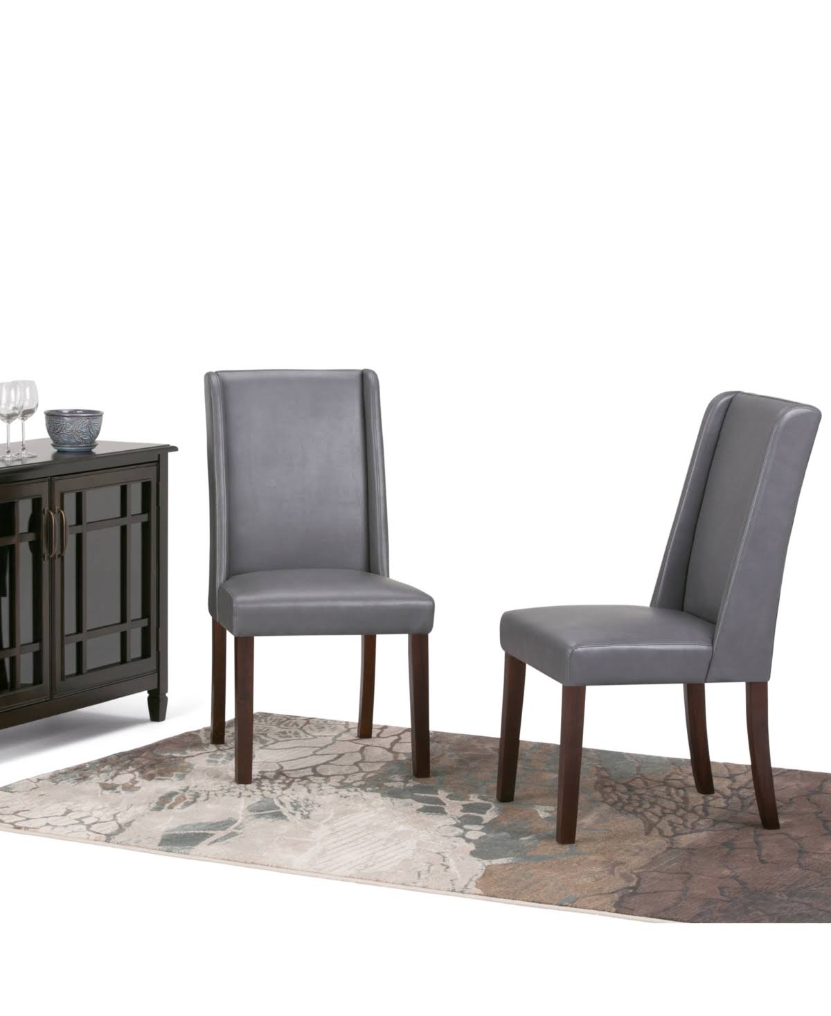 Grey Dining Chair 2-Piece Set I5852