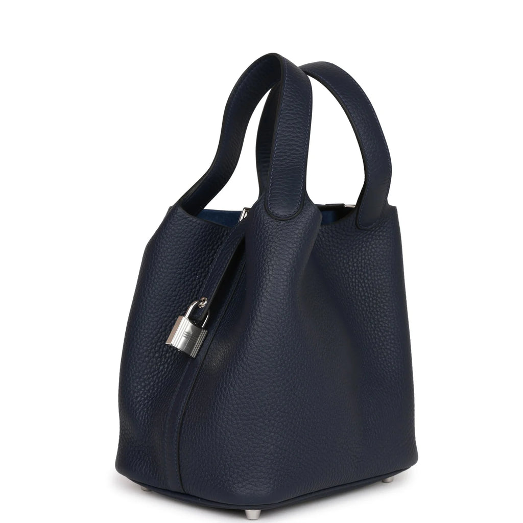 Bleu Nuit Clemence 18 Picotin Lock E869