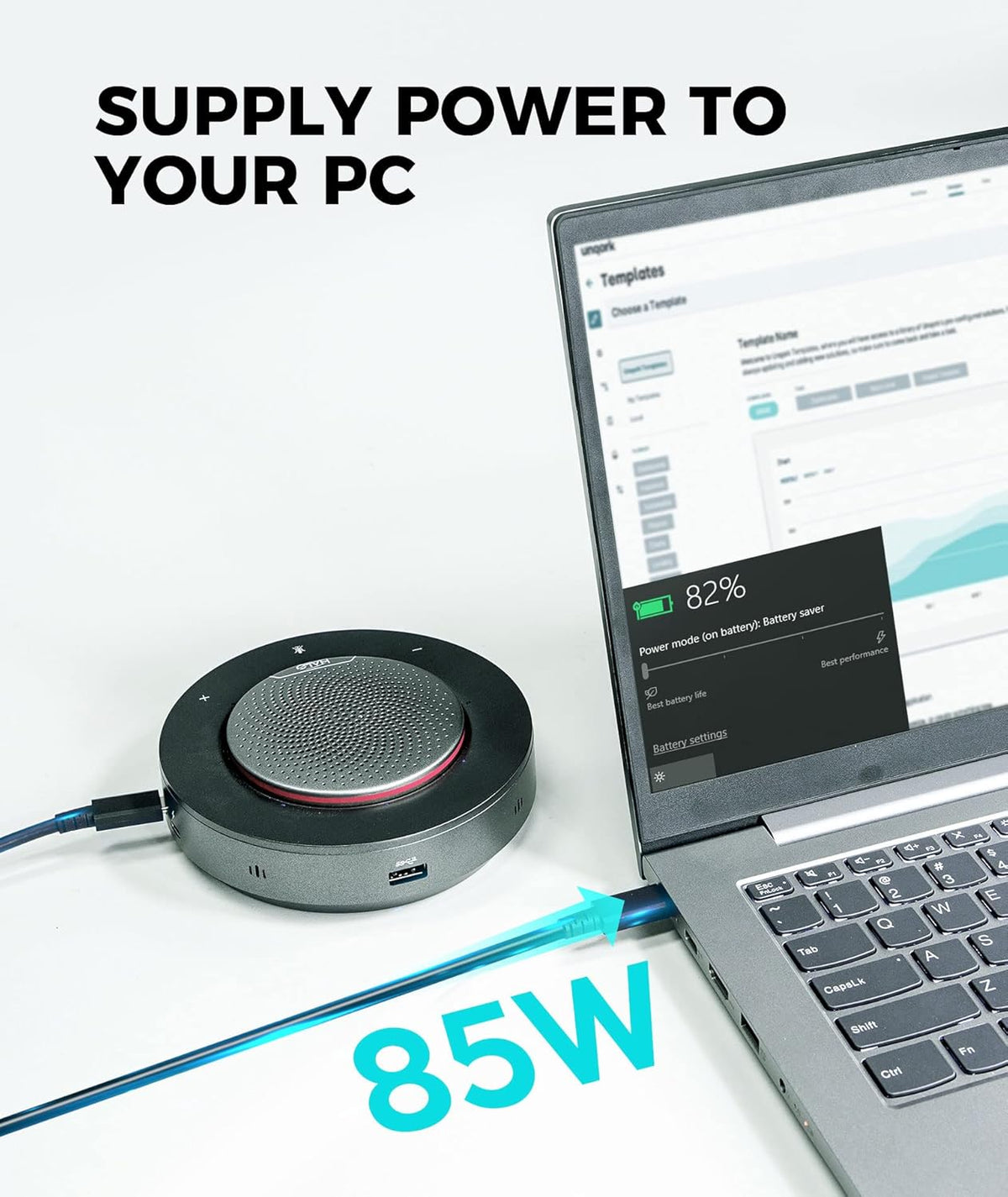 Conference Speaker with 4 Noise-canceling Mics D509607