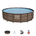 16ft x 48in Round Frame Above Ground Pool Set E699938