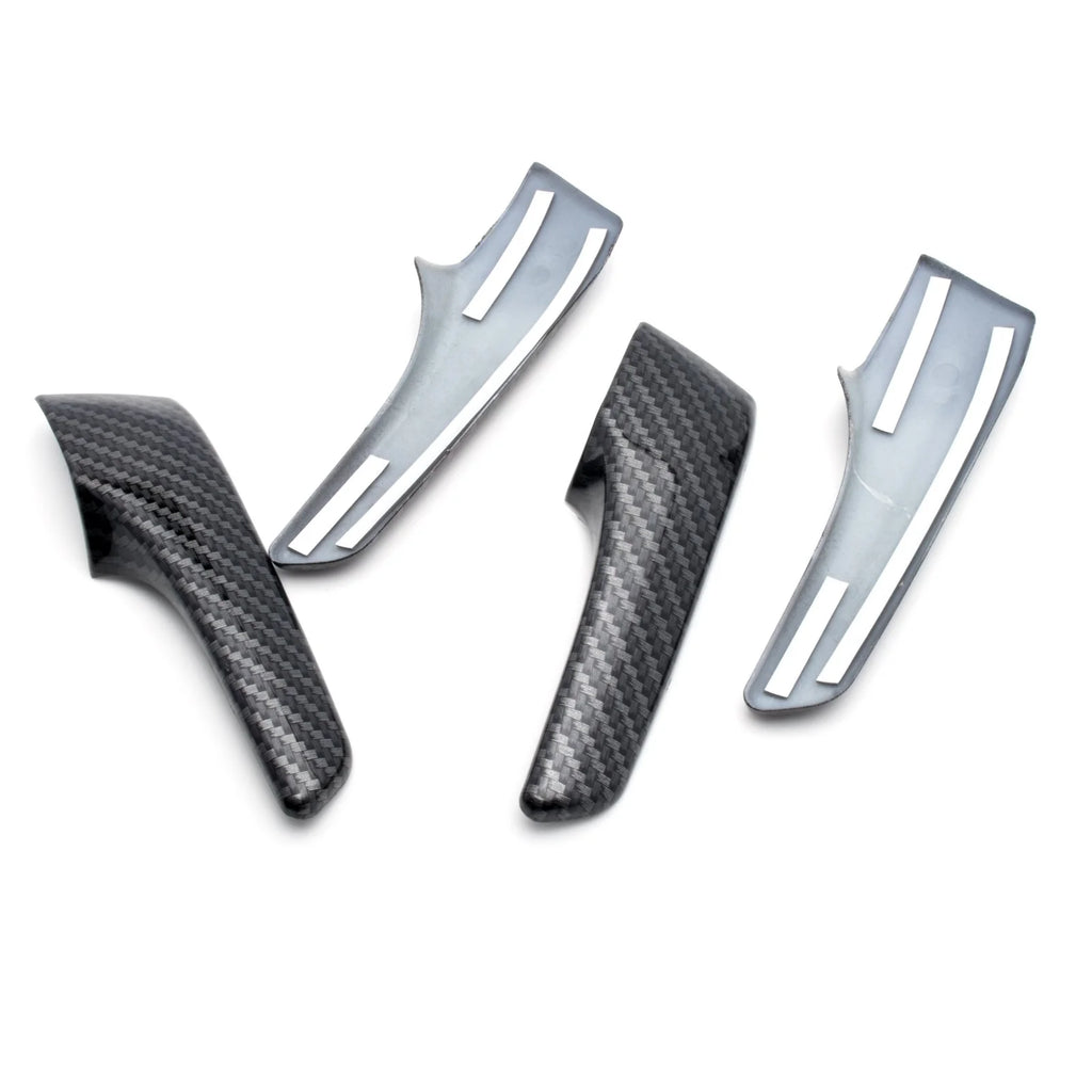 4pcs Carbon Fiber Style Car Inner Door Handle Cover Trim Protector S4280