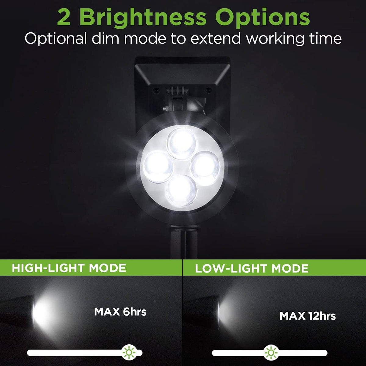 Waterproof Solar Powered Landscape Wall Lights J568882
