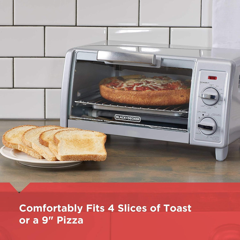 4-Slice Stainless Steel Toaster Oven J39758