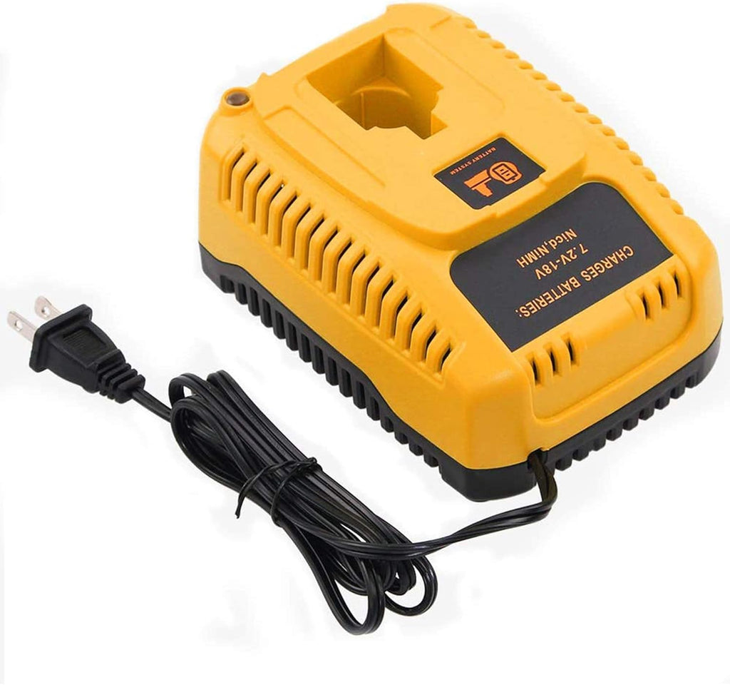 Replacement Charger Compatible with 7.2V-18V NiCad NiMh Battery Pack of 2 F62772