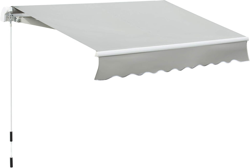 Black Manual Retractable Patio Awning D2767