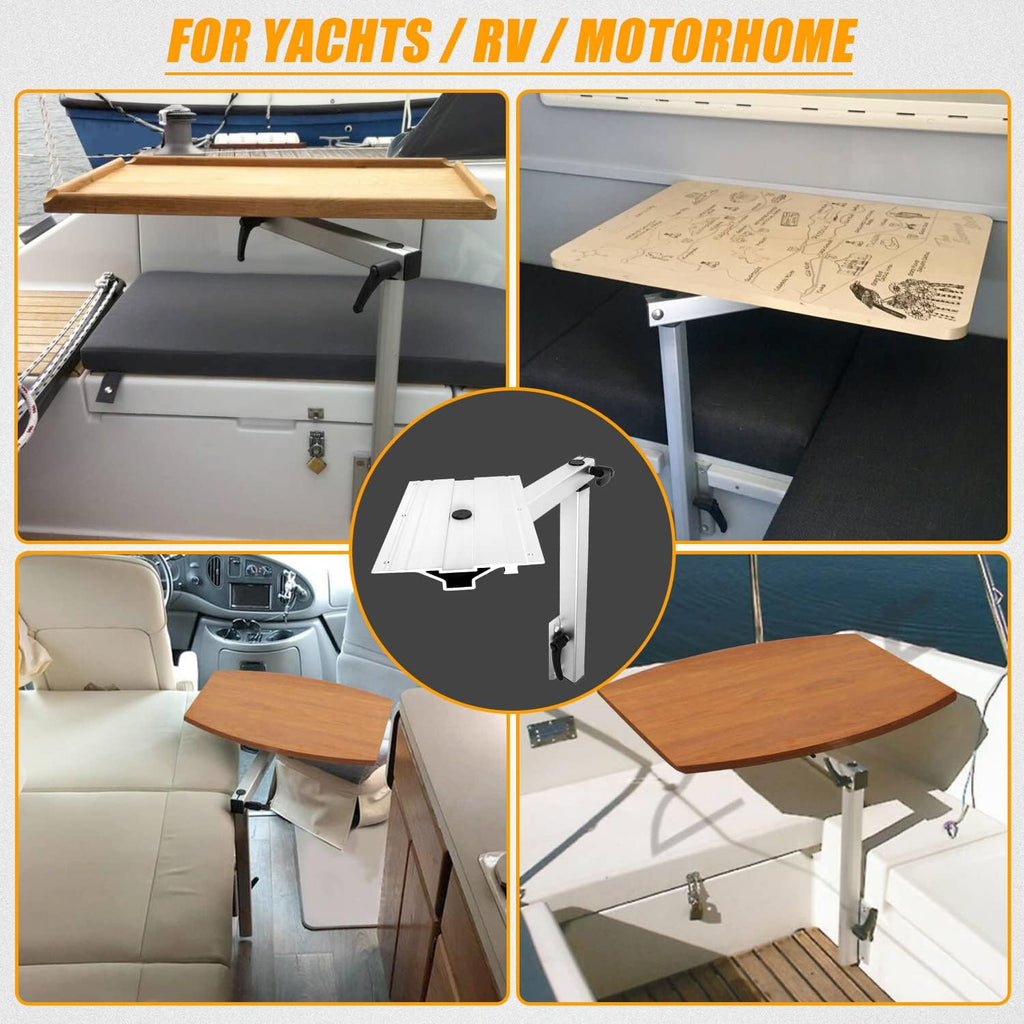 Height Adjust 360 Degree Rotation Removable RV Table Leg Bracket L94893