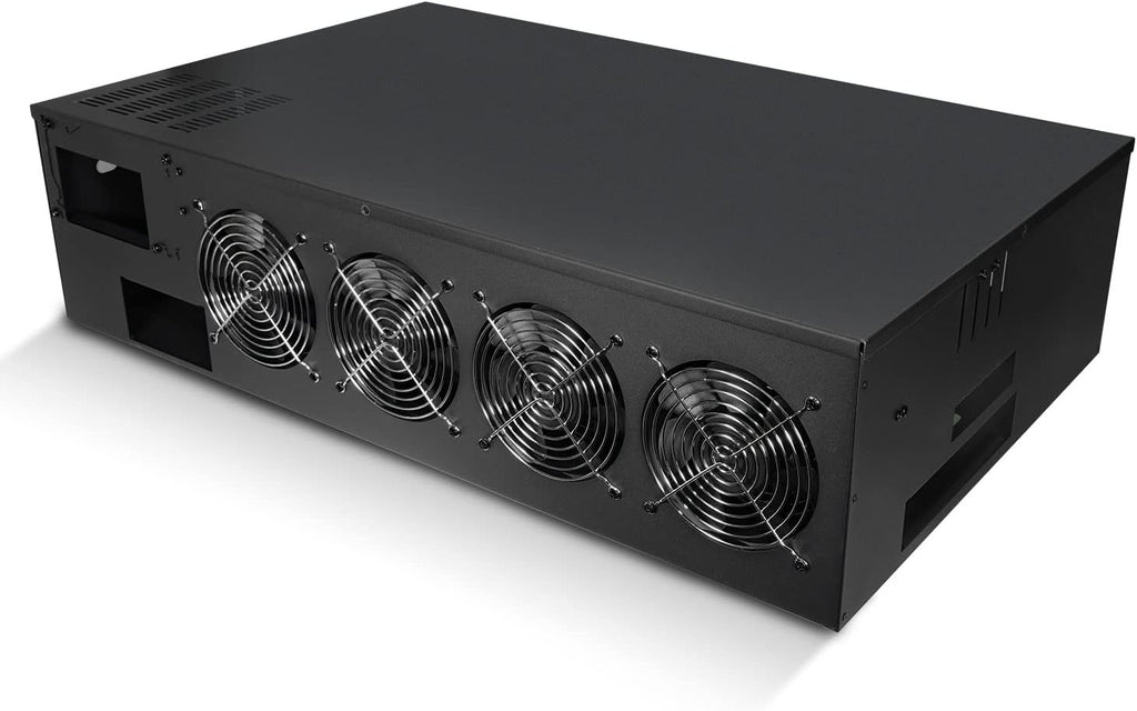 Mining Rig Case 8 GPU with 4 Cooling Fans N9299