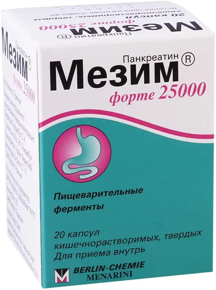 20 Capsules Pancreatin Enzymes Dietary Supplement P311