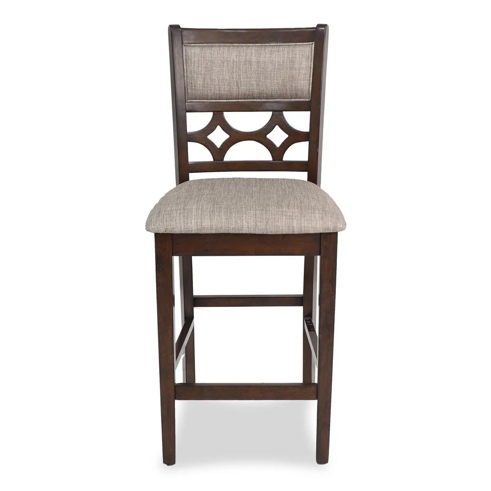 5-Piece Transitional Wood Counter Set in Cherry Z73435