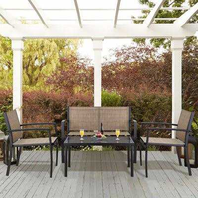 4 Piece Sofa Seating Group Beige G834