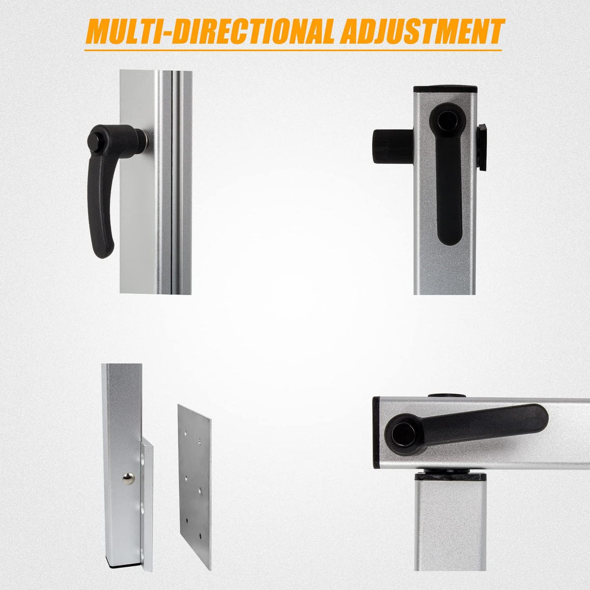 Height Adjust 360 Degree Rotation Removable RV Table Leg Bracket L94893