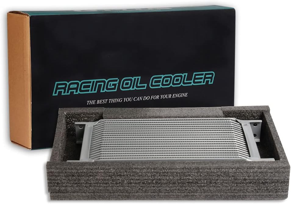 30 Row 10AN Universal Engine Transmission Oil Cooler with 7" Fan Kit A95301