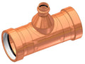 2-1/2x22 x 2-1/2x22 x 2x22 Press Copper Reducing Tee B2738