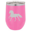 12 oz Stainless Steel Stemless Wine Tumbler with Lid O4617
