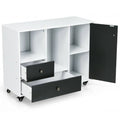 Black 2 Drawer Mobile Filing Cabinet P535865