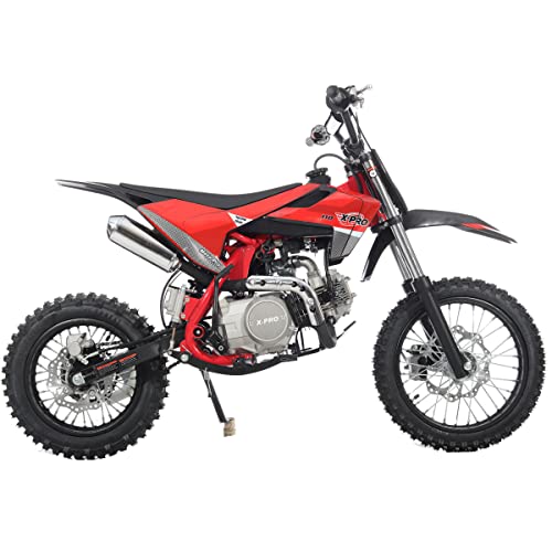 110cc Dirt Bike with Semi-Automatic Transmission, Kick Start, Big 14"/12" Tires U234860