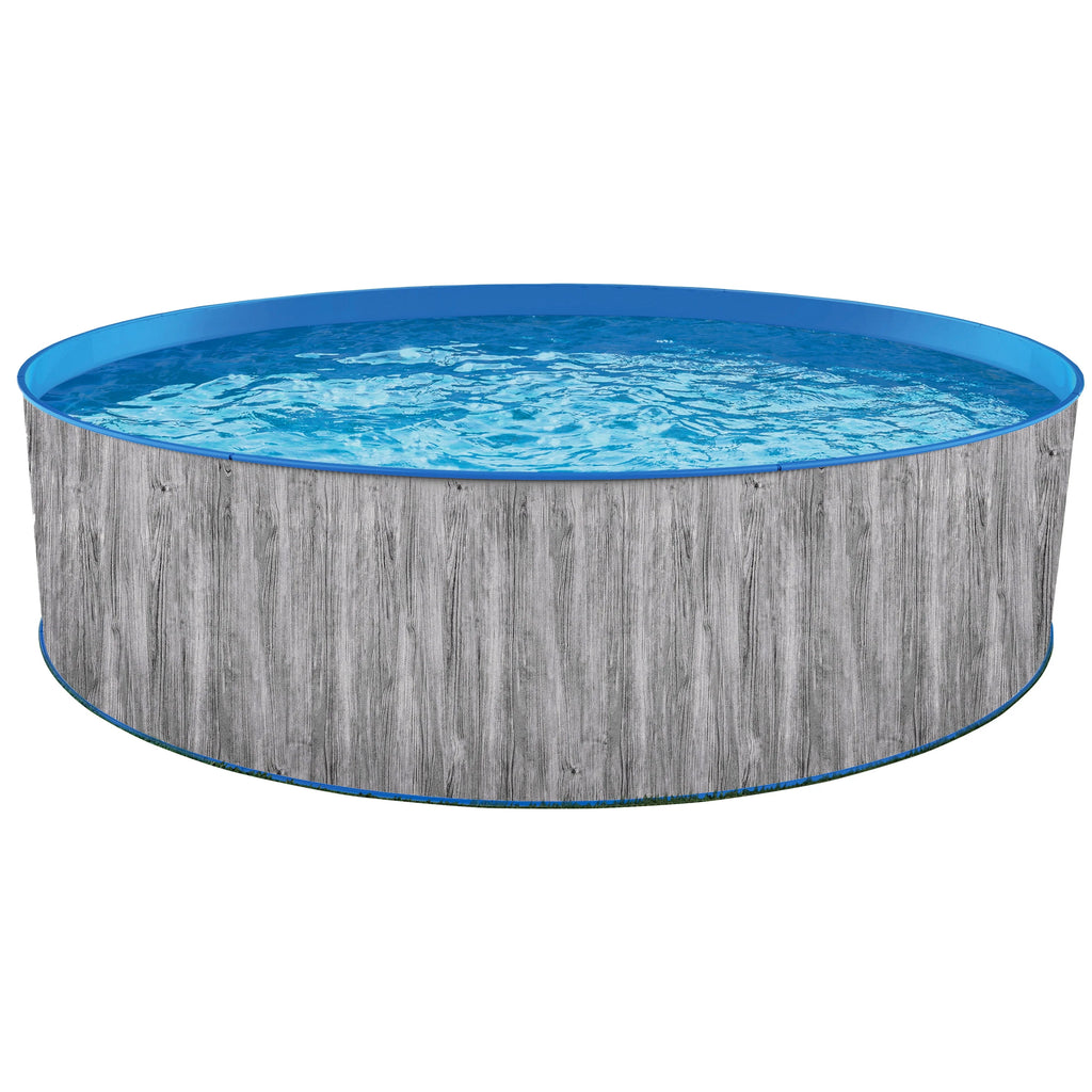 12-ft Round 36-in Deep Steel Wall Above Ground Swimming Pool I7679