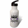 Purple 21 oz Sports Water Bottle S9763
