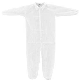 Disposable Polypropylene Coverall White X-Large S2252
