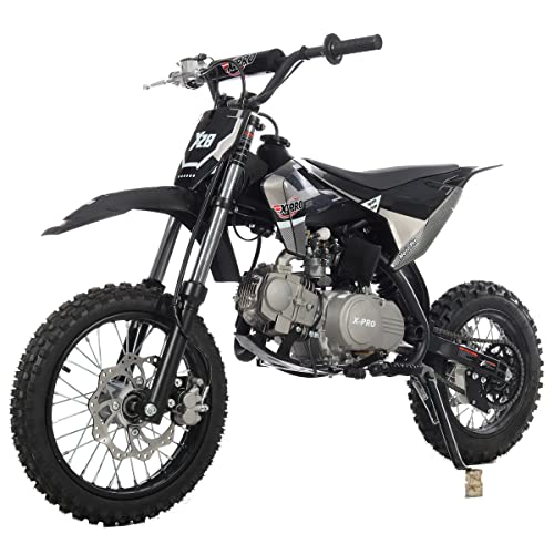 110cc Dirt Bike with Semi-Automatic Transmission, Kick Start, Big 14"/12" Tires U234860